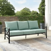 HomeStock  Classic Comfort Outdoor Metal Sofa Mist/Oil Rubbed Bronze