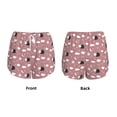 thumbnail image 5 of Lsque Cute Calf Printed Women's Running Shorts with Liner Pockets,Elastic Quick Dry Workout Athletic Gym Yoga Shorts,Womens High Waist Shorts-X-Large, 5 of 9