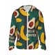 thumbnail image 1 of Fotbe Banana And Avocado Chaqueta con Protección Solar UPF 50+ para Hombre y Mujer, Camisa con Capucha y Bolsillos-Small, 1 of 7