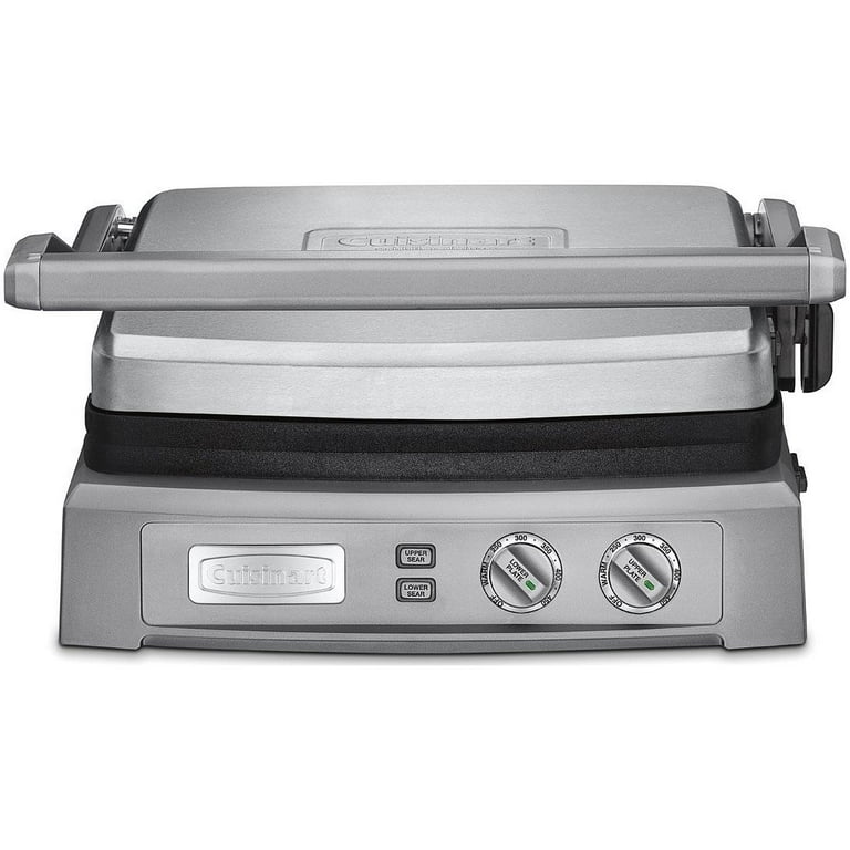 Cuisinart Non Stick Indoor Sandwich Maker Grill Silver New Without Box