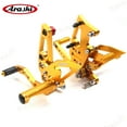 thumbnail image 3 of Arashi (Version 2.0) Rearsets for Triumph Speed Triple 1050 2011 - 2015 2012 2013 2014 Motorcycle Accessories Adjustable Footrests Foot Pegs Rear Sets Gold, 3 of 5