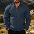 thumbnail image 2 of Men's Watertight Jacket Stand Collar Windproof and Waterproof Jacket Windbreaker Zip Up Coat with Pocket, 2 of 7