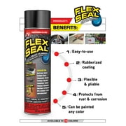 Flex Seal Aerosol Liquid Rubber Sealant Coating, 14 oz, Terra Cotta