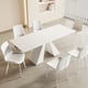 thumbnail image 5 of Luxury Cream Style Dining Table Rectangle Household Modern Minimalist Dining Tables Folding Extendable Muebles Furniture WZ50DT My Lux Decor Round, 5 of 12