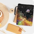 thumbnail image 4 of HELLHERO Colorful Nebula Pattern Design 1pcs Books Sleeve with Pocket Polyester Church Bag for Prayer Classmate 11.42 x 8.66 Inch, 4 of 7