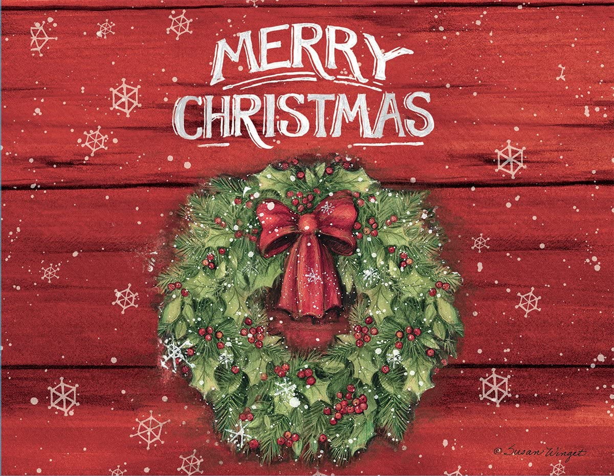 LANG 1004774 "Merry Christmas", Boxed Christmas Cards, Artwork by
