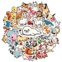 Adorable Stickers Animal Stickers Marine Stickers Cute Decals Funny Stickers for Laptops Phones Notebooks