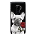 thumbnail image 1 of MUNDAZE Samsung Galaxy S9 Plus French Bulldog Red Rose Pencil Drawing Double Layer Phone Case Cover, 1 of 5