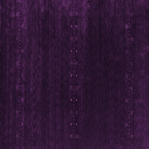 Ahgly Company Indoor Square Abstract Pink Contemporary Area Rugs, 8' Square