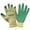 Yellow/Green, variant on Safe Handler Ultra Stretch Thick Grip Gloves, Latex Crinkle Coated Grip, OSFM, Grey