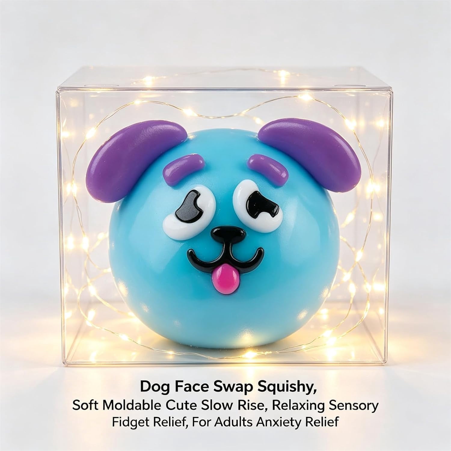 5-Pack Smushers Squishy Face Swap Set | Adult Anxiety Relief Sensory Fidget Toy Bundle