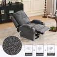 thumbnail image 6 of Power Lift Recliner Chair for Elderly, UHOMEPRO Electric Recliner Chair with Heat and Vibration Massage, Recliner Sofa Lift Chair with Infinite Position and Cup Holder for Living Room, Dark Grey, 6 of 14