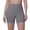 Dark Gray, variant on Ice Feel Breathable Friendly Tight High Waist Yoga Shorts For Running Workout Fitness Compression Wicking Seamless Lightweight Summer Stretch, L, Dark Purple