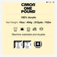 thumbnail image 4 of Hilo Caron ONE POUND AMARILLO SOL 453g/742m #4 Mediano Acrílico, 4 of 5