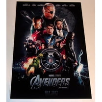 Avengers - 2012 Film - Iron Man, Hulk, Nick Fury, Captain America, Thor, Marvel Poster 19"x13"