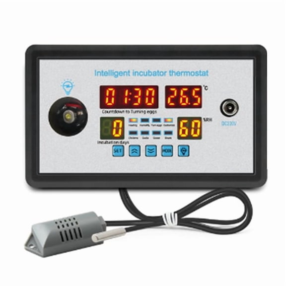 220V Smart Thermostat Digital ZFX-W9002 Thermostat Temperature Humidity Control Incubator 360 Automatic Egg Turning