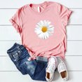 thumbnail image 5 of Spring Tops for Women Short Sleevet Shirts for Women Spring Summer 2025 Plus Size Women Short Sleeve Floral Printed Sunflower Tops T-Shirt Blouse, 5 of 5