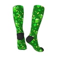 thumbnail image 4 of Fotbe St Patrick's Day2 print Women's Men's Novelty Crew Socks Cotton Socks Knee High Socks for Walking,Running,Nurses,Pregnancy, 4 of 9