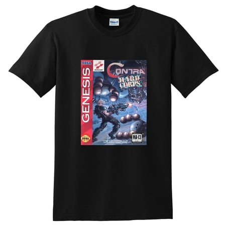 CONTRA HARD CORPS T SHIRT sega video game cover poster tee SMALL MEDIUM LARGE XL