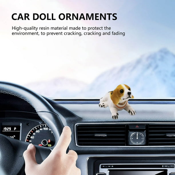 Muñecas De Perro De Coche Bobble Head Dog Toys - Clever Cute Dancing Dogs para la decoración del adorno del salpicadero del coche