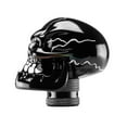 thumbnail image 2 of Black Universal Manual Wicked Skull Head Gear Stick Car Shift Knob Shifter Holloween, 2 of 5