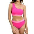 thumbnail image 2 of Acyse Womens Bikinis for Summer Clearance Juniors New Fashion Swimwear Cute Casual Bikini Set Juniors Printed Swimsuit, 2 of 4