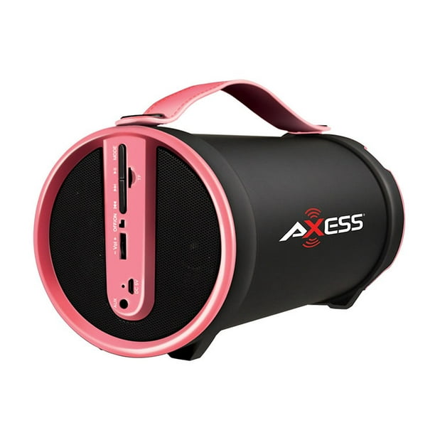 AXESS Portable Indoor/Outdoor Bluetooth HiFi Cylinder 2.1 Speaker