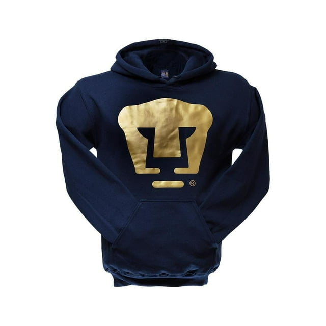 Sudadera Pumas Old School Sports Para Hombre Talla GD Azul marino/gris