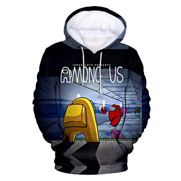 Hequ Hequ Among Us Hoodie 3d Print Imposter Game Gift Cosplay Costumes Sweatshirt Walmart Com Walmart Com