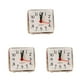 thumbnail image 4 of Reloj despertador cuadrado Matsuzay blanco 3Conjunto, 4 of 6