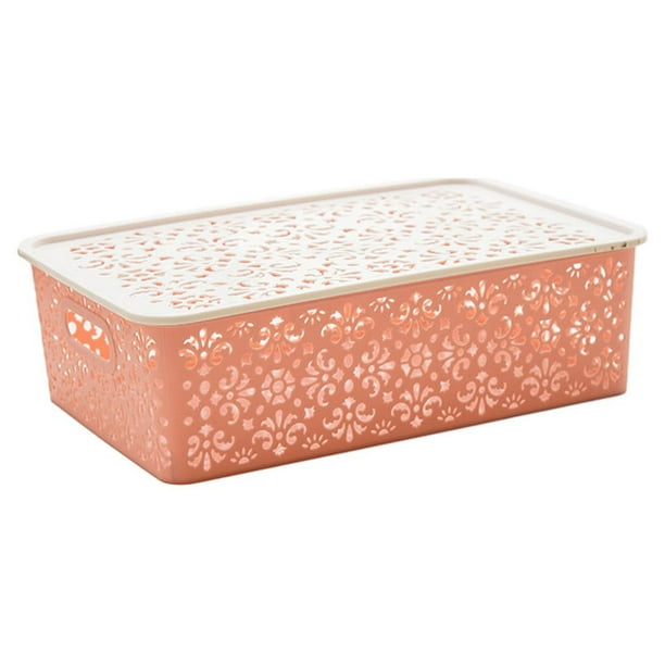 Bearachild Caja de almacenamiento-solución práctica y duradera para organizar la cesta de almacenamiento del hogar organizador hueco de Almacenamiento y organización del hogar