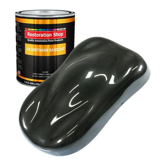 Black Metallic 1 Gallon URETHANE BASECOAT Car Auto Body Paint
