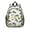 Tractor and Haystacks, variant on Tractor and Tractors Brown Pattern Backpack for School, Cute School Bag with Adjustable Shoulder Straps and Padded Back, 15"x11.42"x5.5"
