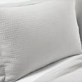 thumbnail image 3 of Lush Decor Haniya Solid Waffle Woven Cotton Textured Comforter White 3Pc Set Full/Queen, 3 of 11