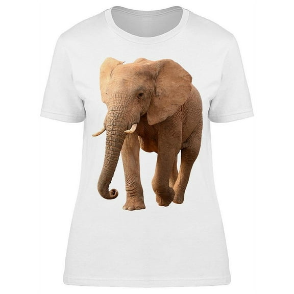 African Elephant Huge,walking T-Shirt Women -Image by Shutterstock, Female Medium