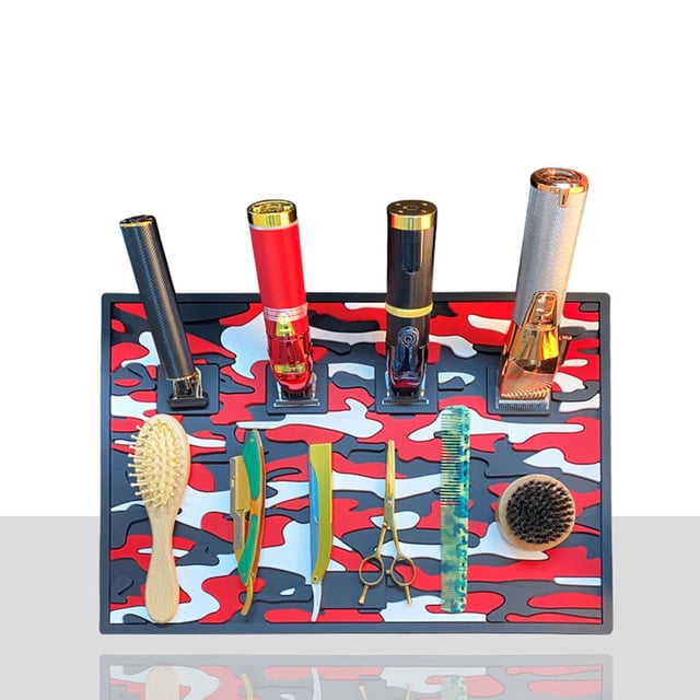 Alfombrilla magnética para peluquero Baoblaze Herramientas de estilismo Antideslizante resistente al calor