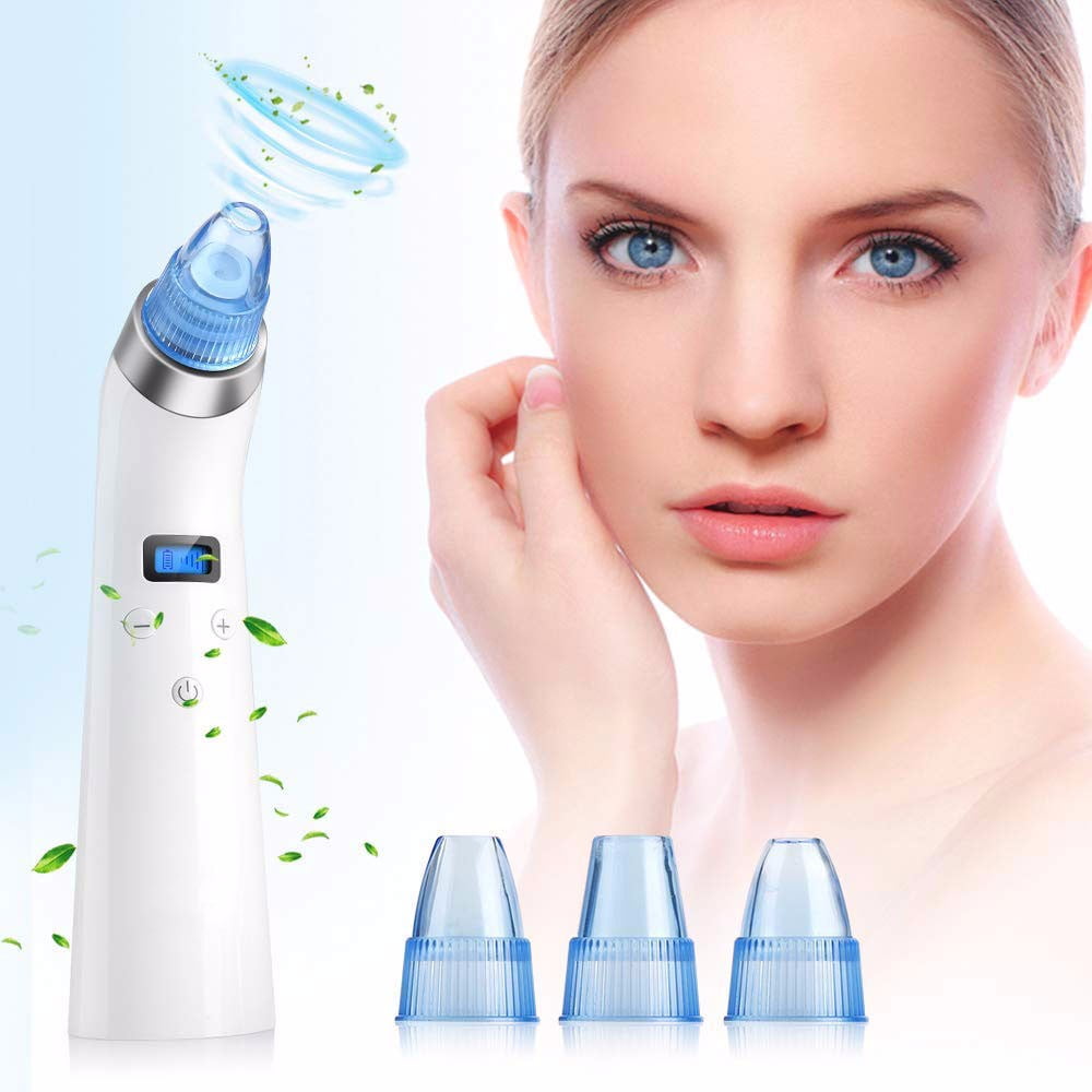 Blackhead Remover Vacuum, Noctflos Facial Pore Cleanser for stubborn blackheads USB Rechargeable
