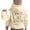 A2#-Beige, variant on Girls Hooded Sweatshirt with "LOVE LIKE JESUS" Print - Casual Snap Button Pullover Hoodie for Kids Ages 2-13 Winter Top