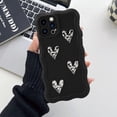 thumbnail image 6 of Compatible with iPhone 13 Pro 6.1" 2021 Silicone 3D Love Heart Phone Case, Colors Love Heart Wavy Frame Full Protection for iPhone 13 Pro Soft TPU Shockproof Phone Cover for Women Girls, 6 of 12