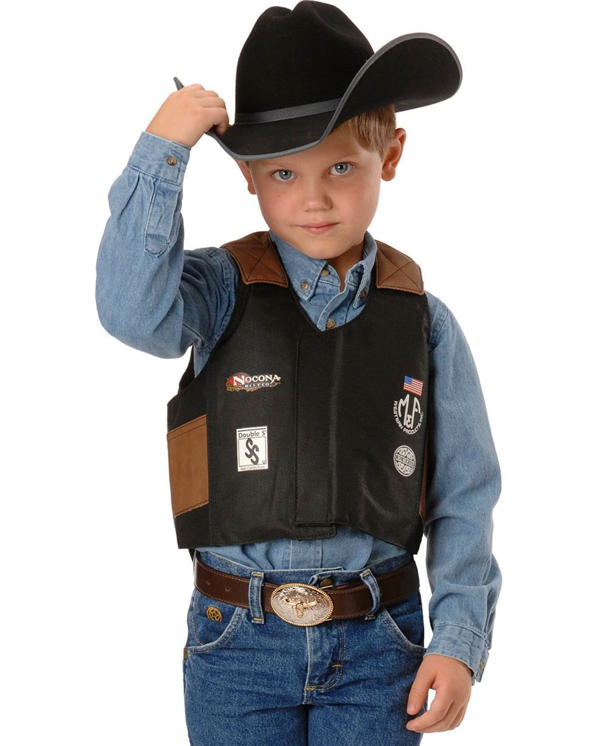 T-Shirt FUTURE BULLRIDER Western Youth Tee Western Little Cowboy Rodeo Kids Bull