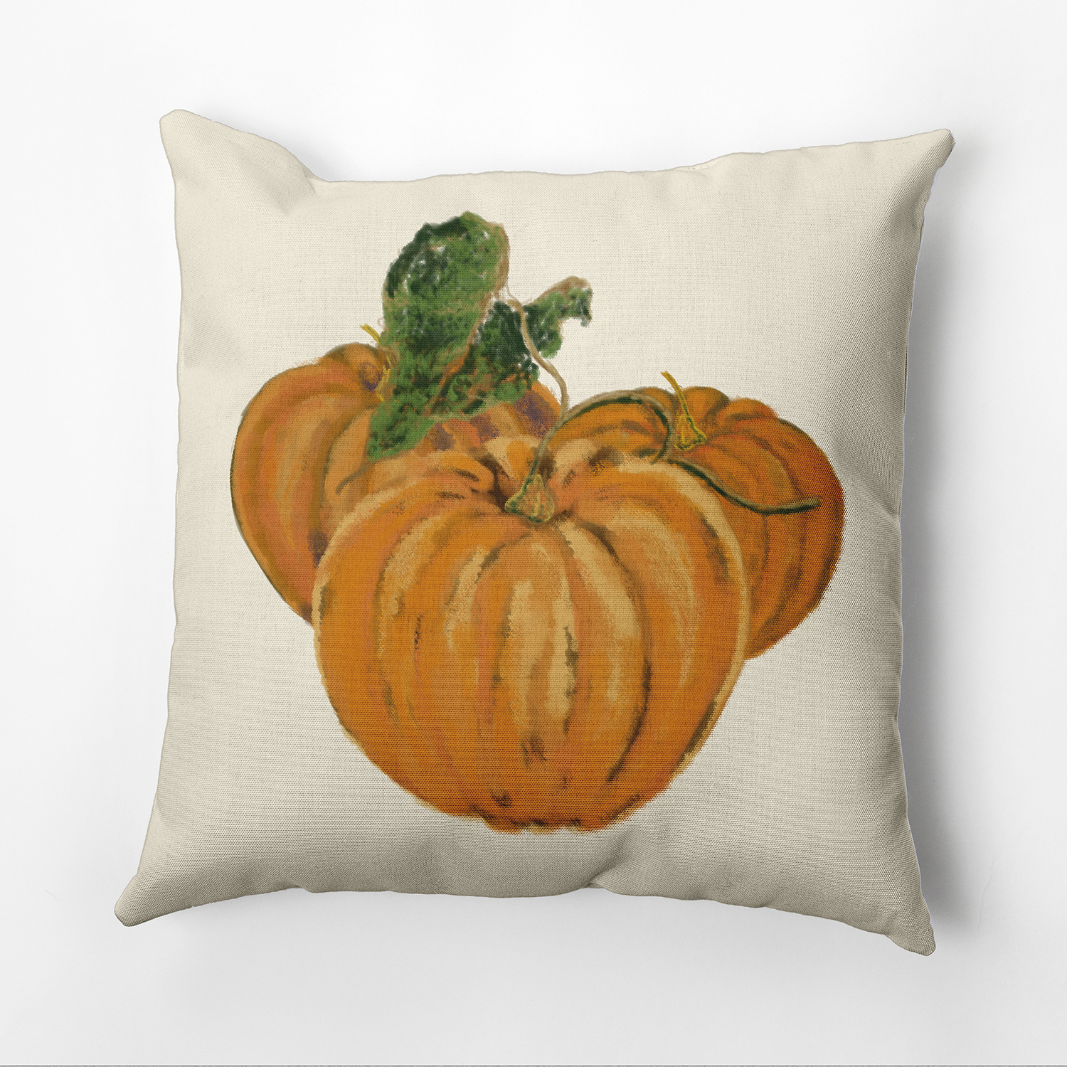 Simply Daisy 16" x 16" Tres Calabazas Holiday Print Pillow