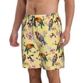thumbnail image 2 of Fuzoiu Beautiful Bright Birds And Flowers Print Men's Beach Shorts,Men's Swim Trunks,Quick Dry Board Shorts with Pockets,Men's Bathing Suits for Surfing, Running, and Casual Wear-X-Large, 2 of 6