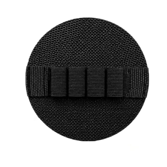 Exfoliating Body Scrub Disk with Finger Strap, Round Dead Skin Remover Bath Exfoliator Pad, Gentle Shower Scrubber Sponge for Back Legs Arms, 5.3in