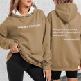 thumbnail image 2 of Letter Print Hoodies for Women Long Sleeve Sweatshirt Fall Casual Pullover Top, 2 of 4