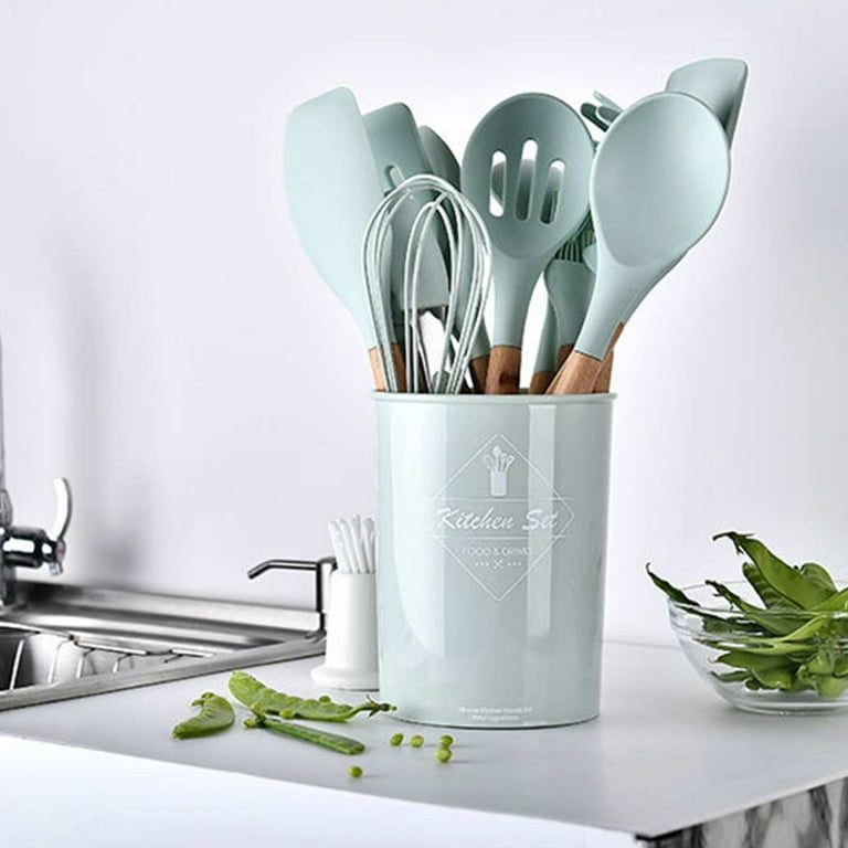 White Silicone Cooking Utensils