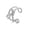A, variant on 1Pc Ear Clip Non-Piercing Shiny Visual Effect All Match Ear Cuff Women Butterfly Jewelry Earring Fashion Accessory