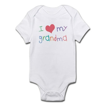

CafePress - Kids I Love My Grandma Infant Bodysuit - Baby Light Bodysuit