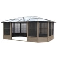 thumbnail image 4 of Gazebo Penguin Florence Solarium 12 ft. x 18 ft. in Sand, 4 of 9