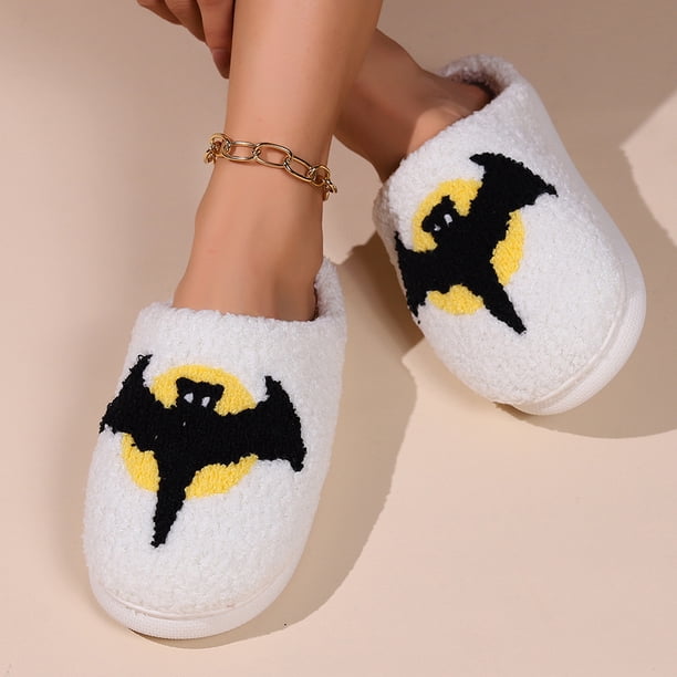 Zapatillas de murciélago de dibujos animados, zapatillas transpirables de murciélago para sala de estar en casa de invierno DQrwqpou Tenis De Mujer Tenis De Hombre