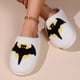 thumbnail image 1 of Zapatillas de murciélago de dibujos animados, zapatillas transpirables de murciélago para sala de estar en casa de invierno DQrwqpou Tenis De Mujer Tenis De Hombre, 1 of 7